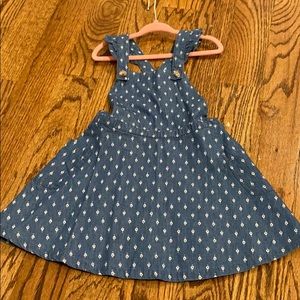Beautiful lightweight denim pinafore dress